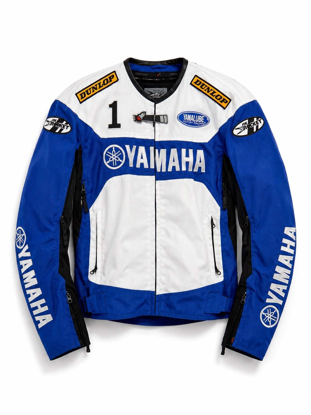 Joe Rocket Blue and White Yamaha Racing Jacket - Men